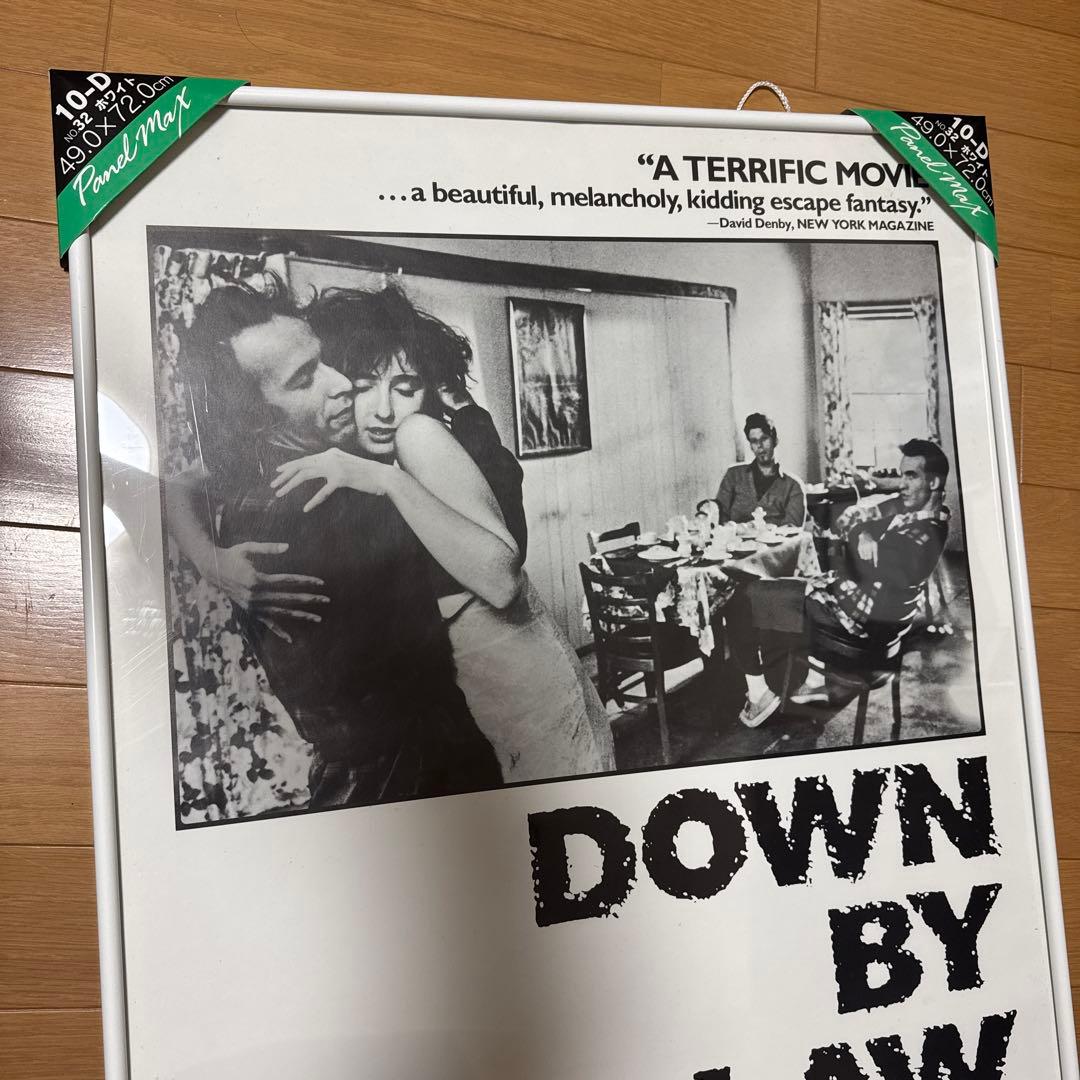 売約済 DOWN BY LAW　　額装 ポスター 73.5×52.4