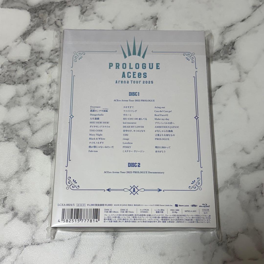 ACEes Arena Tour PROLOGUE 2025 Blu-ray - メルカリ
