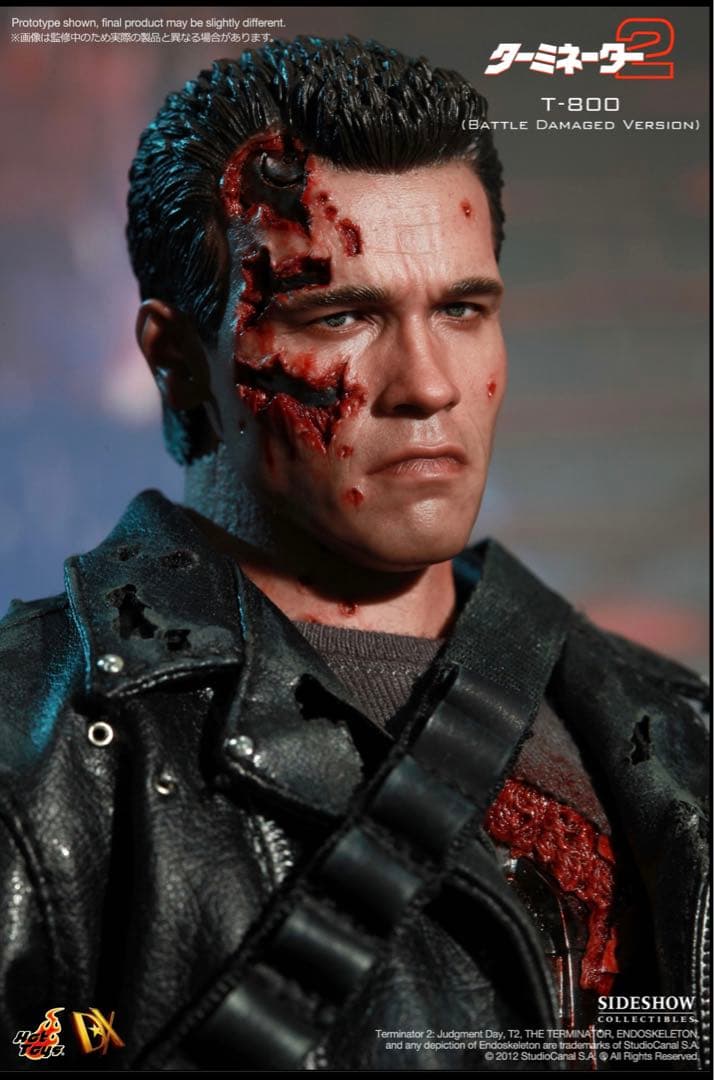 ホットトイズDX13　T-800 バトルダメージ版　1/6スケール　新品未開封