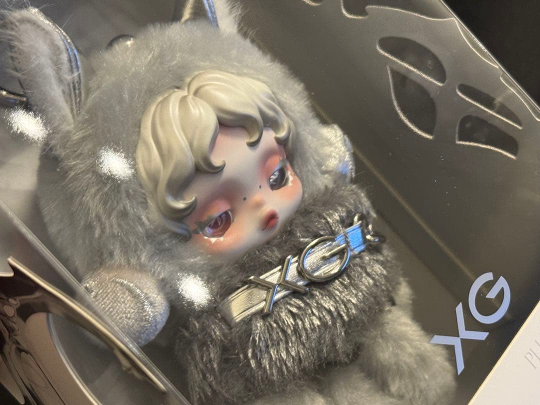 ア*プ様 【新品未開封】SKULLPANDA × XG ぬいぐるみ ペンダント