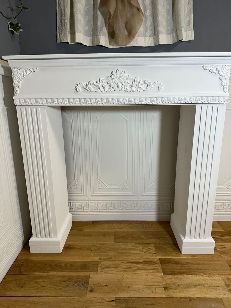 とまとマントルピース 楽天市場】【開梱設置付き】 マントルピース オープンシェルフ 玄関