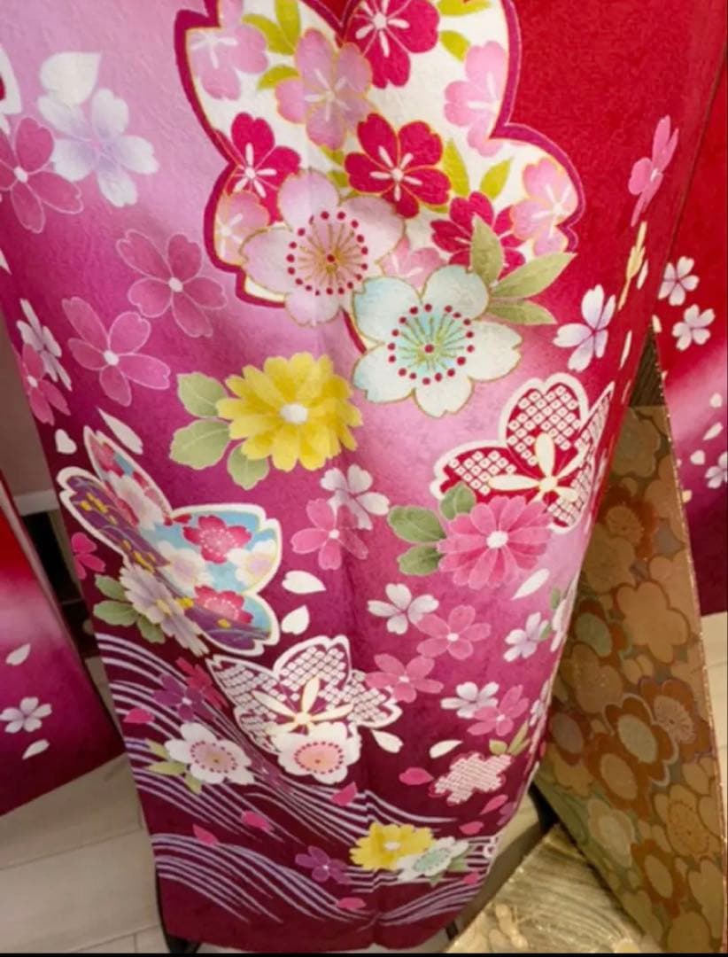⑨成人式 振袖 ふりそで 着物 振り袖フルセット着付けセット付き