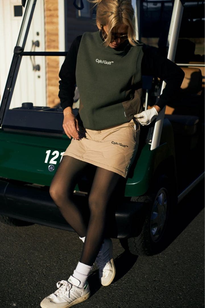 今季新作　中綿キルティングスカート　M