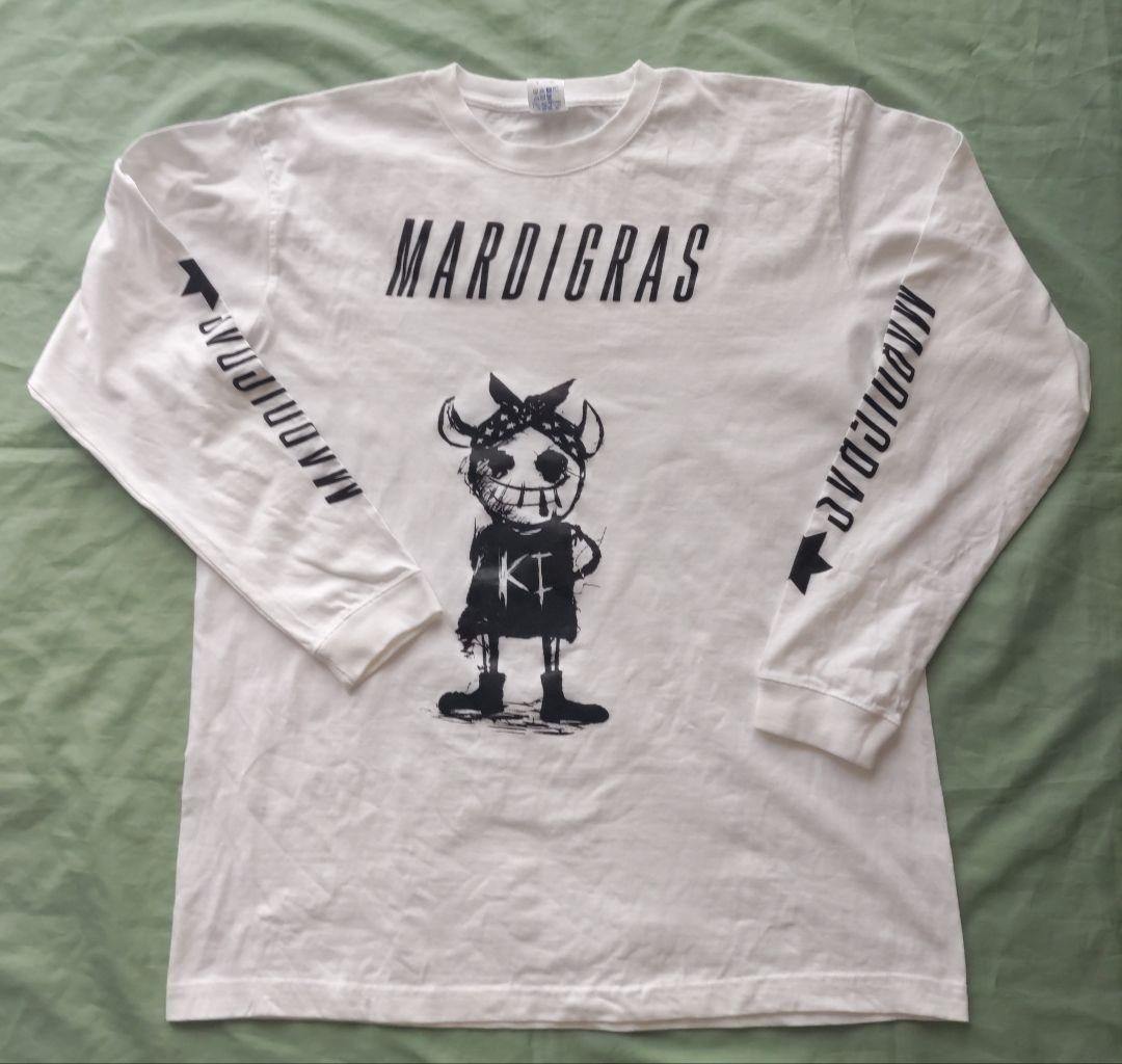 清春　MARDIGRAS KT ロングスリーブTシャツ XL 清春 MARDIGRAS KT ロングスリーブTシャツ XL 清春 MARDIGRAS KT