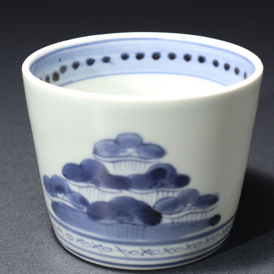 217『呉須 麦わら 茶碗』/骨董品 古美術 古道具 アンティーク