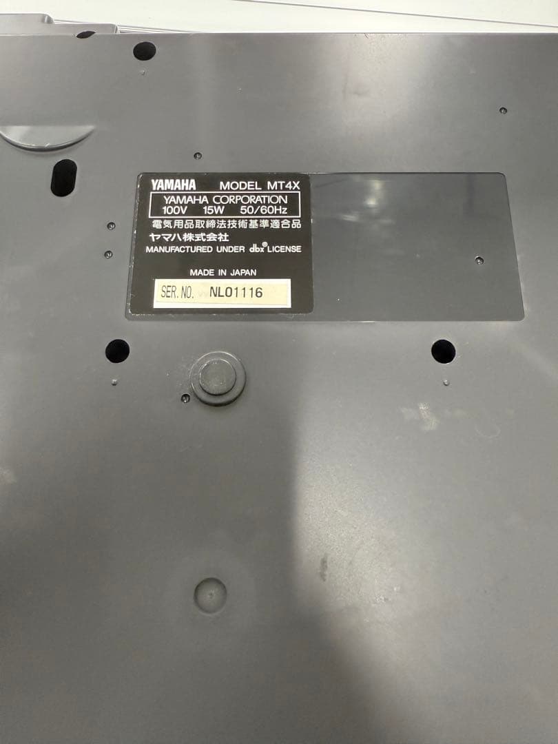 【えりんご】YAMAHA マルチトラック カセットレコーダー MT4X