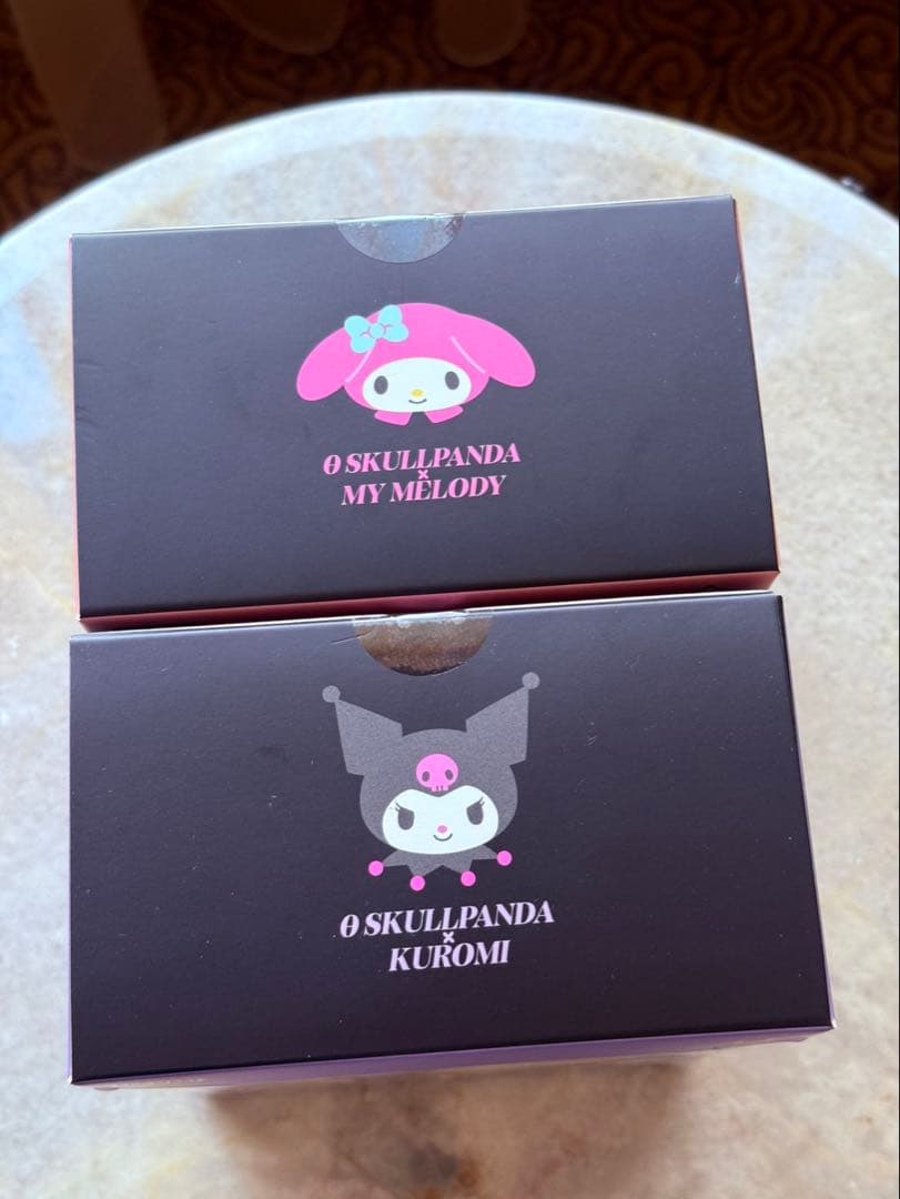 ぴ*ろ様 Skull panda クロミ　マイメロ　２個セット　popmart