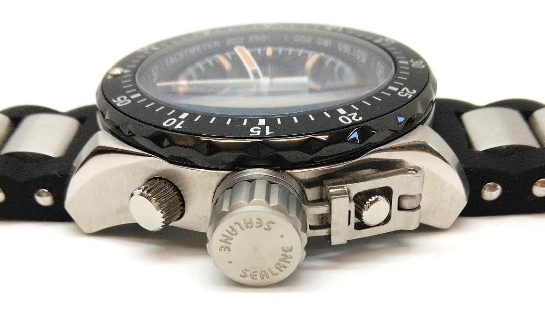 シーレーン 腕時計 クロノグラフ メンズ クォーツ 中古超美品！(07115)