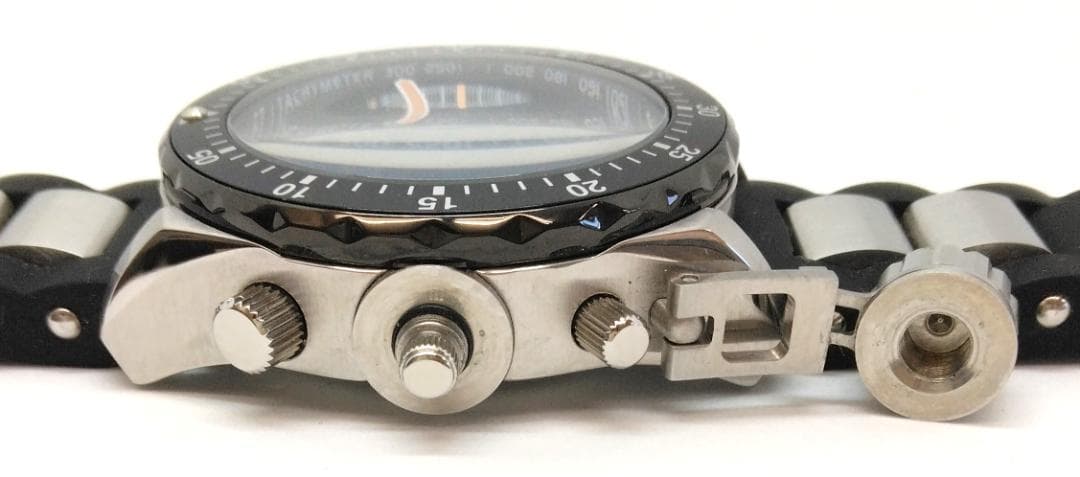 シーレーン 腕時計 クロノグラフ メンズ クォーツ 中古超美品！(07115)