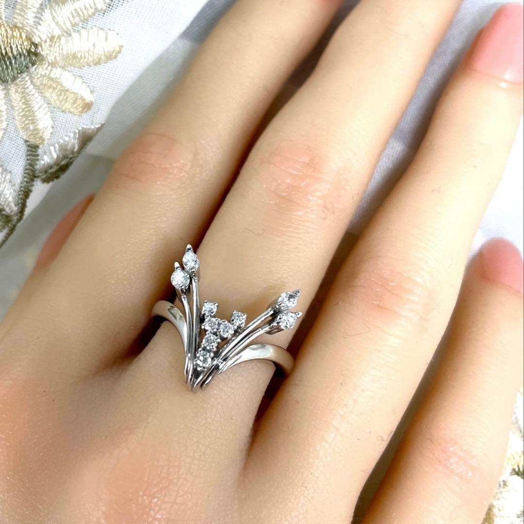 pt900 ダイヤモンド　リング