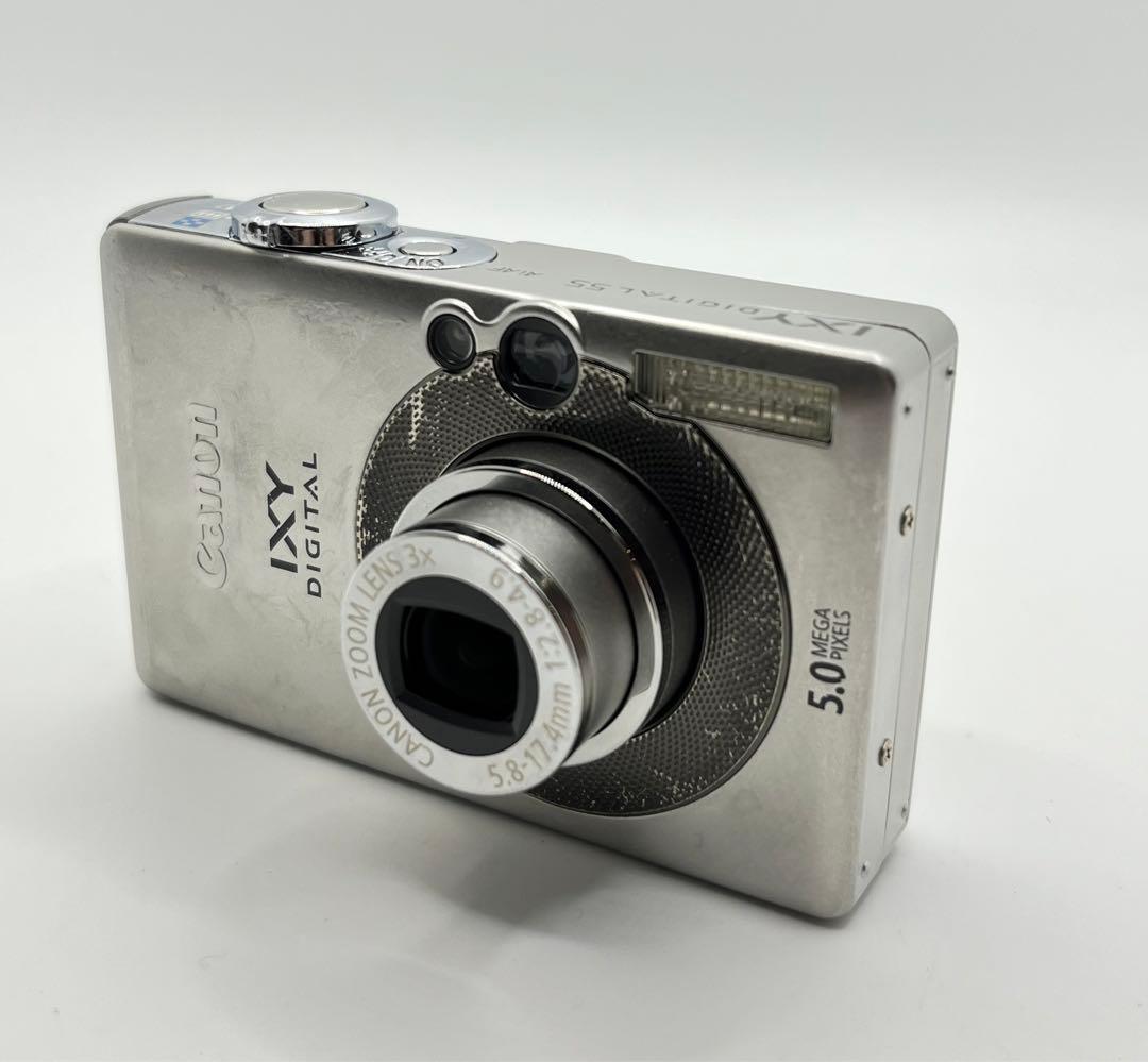 Canon IXY DIGITAL 55 シルバー②