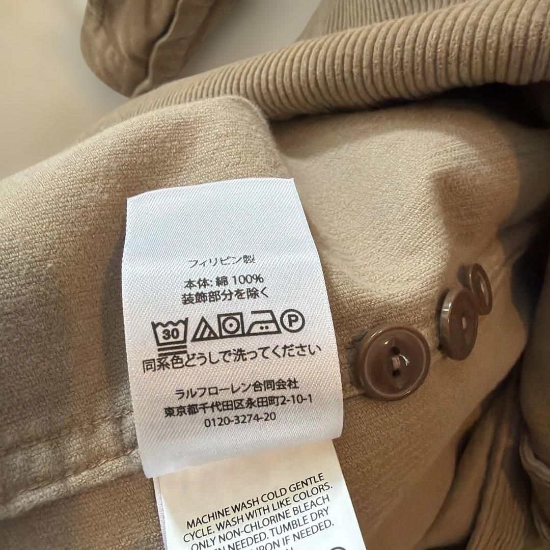 Polo Ralph Lauren コーデュロイシャツ ベージュ　Ｓサイズ