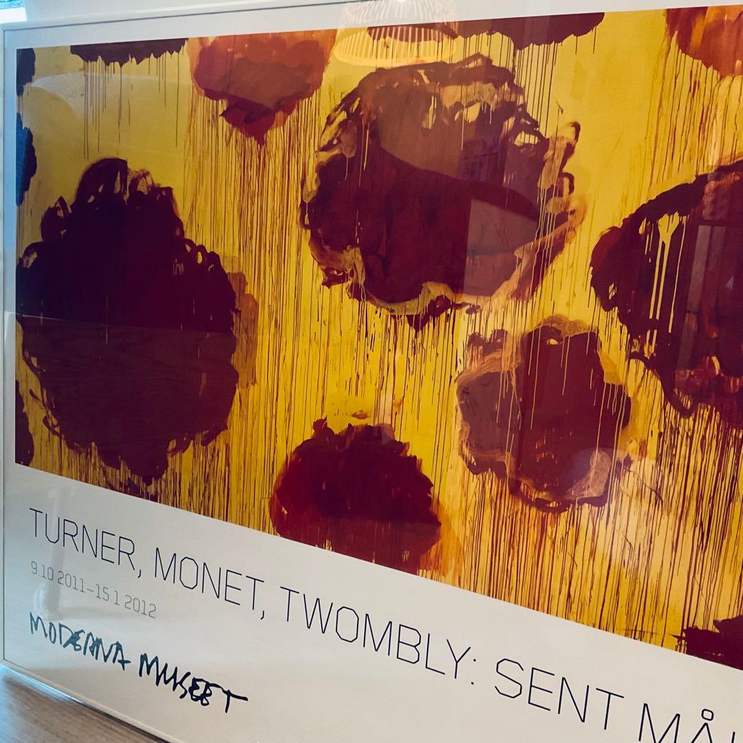 新品正規品 Cy Twombly, Untitled レアポスター額装セット