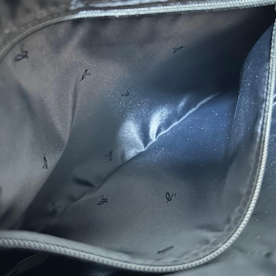 【美品✨エンボスロゴ/オールレザー】アニエスベー　ショルダーバッグ　ブラック　稀