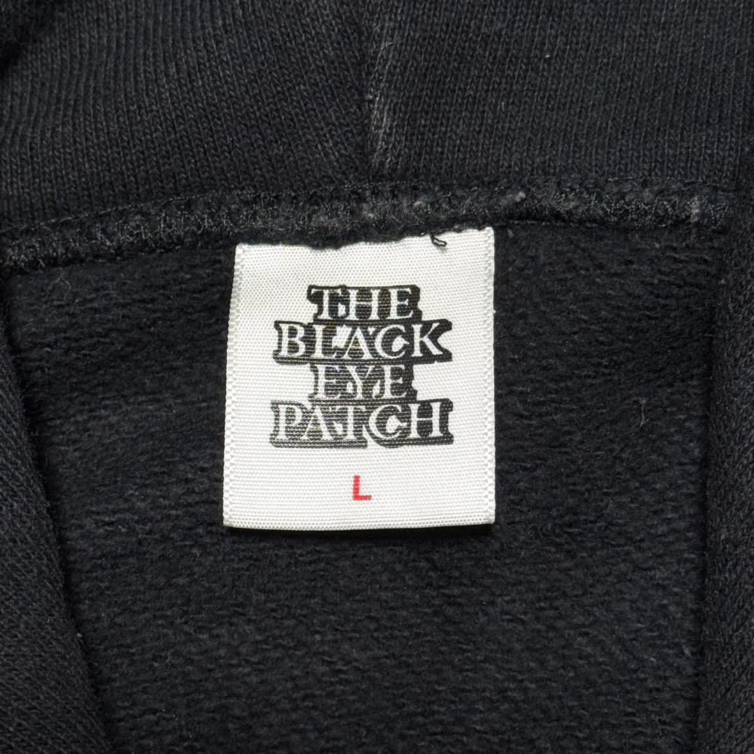 ブラックアイパッチ パーカー ビッグプリント センターOGロゴ Lサイズ