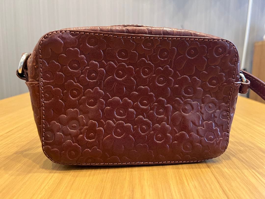 【美品】外袋付き マリメッコ ウニッコ Nerva ショルダーバッグ ブラウン