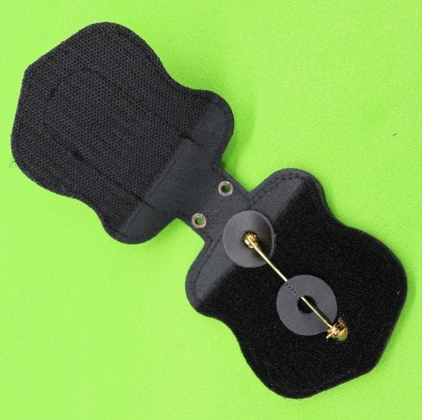 LB6新品嵌込式BIGSIZE FBI レプリカ バッジ レザーケース クリップ