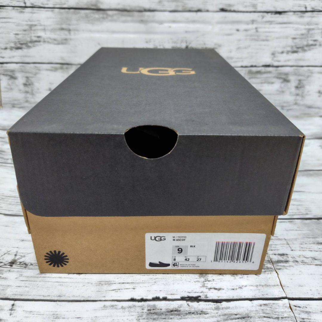 UGG ASCOT モカシン 27cm ブラック