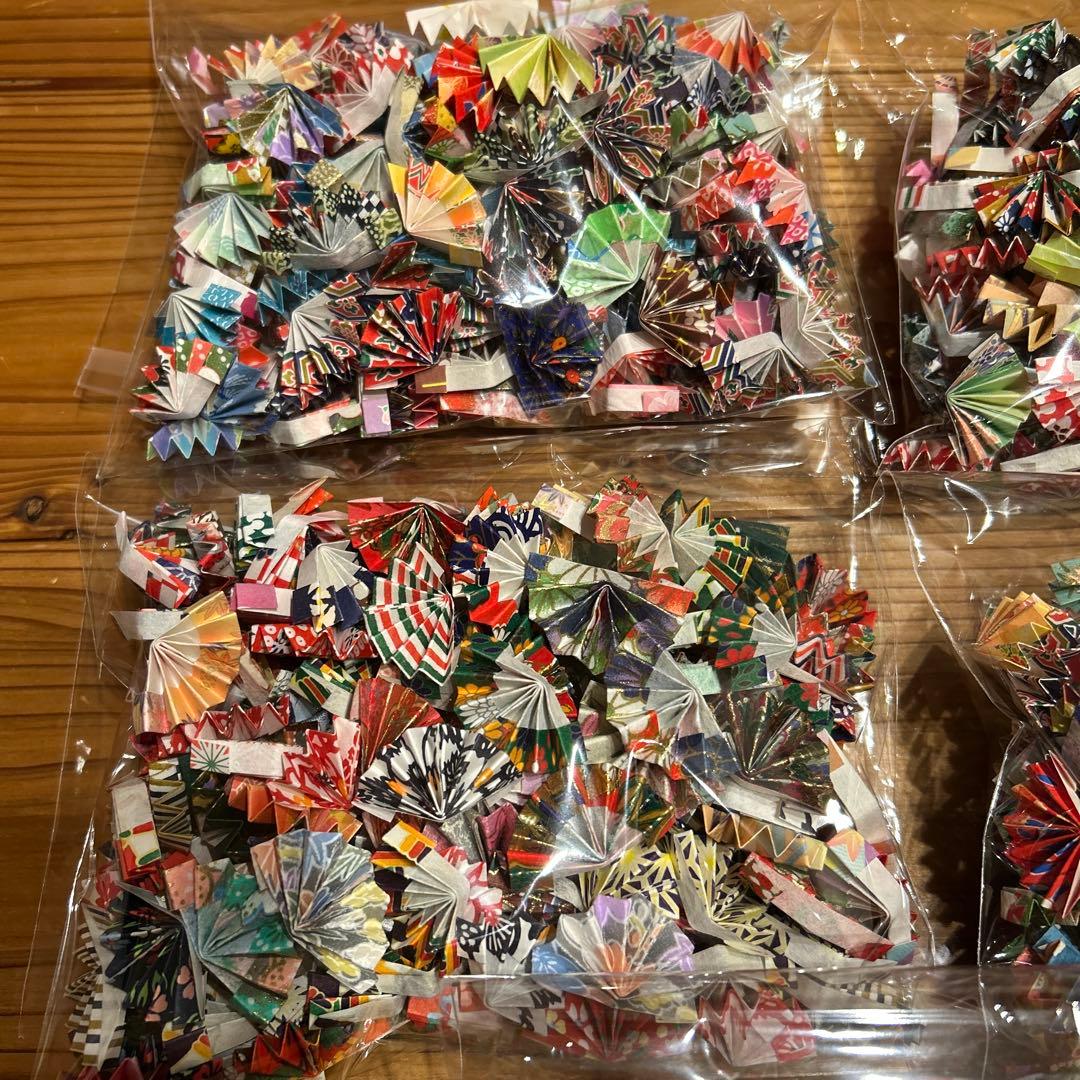【マロン】4月分　和柄和紙の扇子　1000個