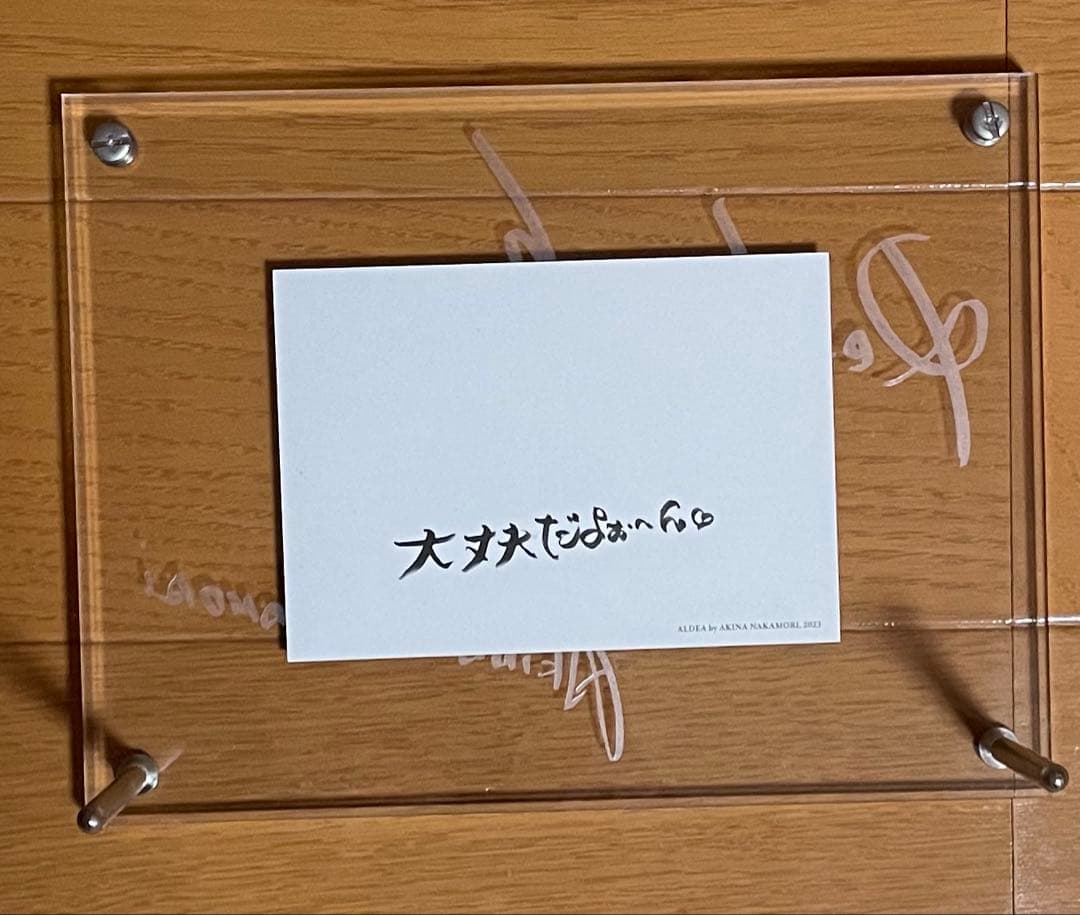 中森明菜ALDEA限定L版写真付き オリジナルフォトフレーム M109879152