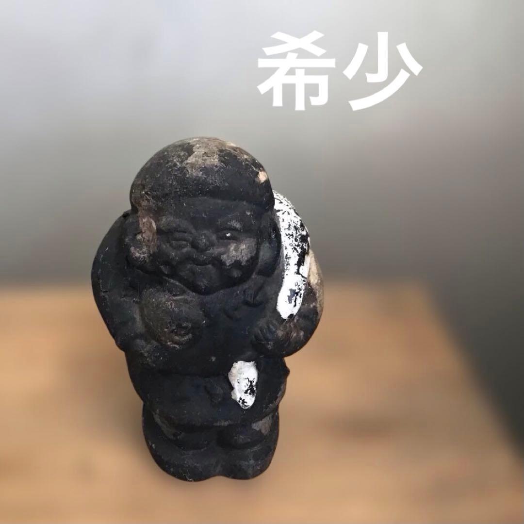 古陶器大黒天　江戸時代 やきもの人形 七福神 大黒天 陶器製 曾風作 : 小林陶芸 - 通販 - Yahoo
