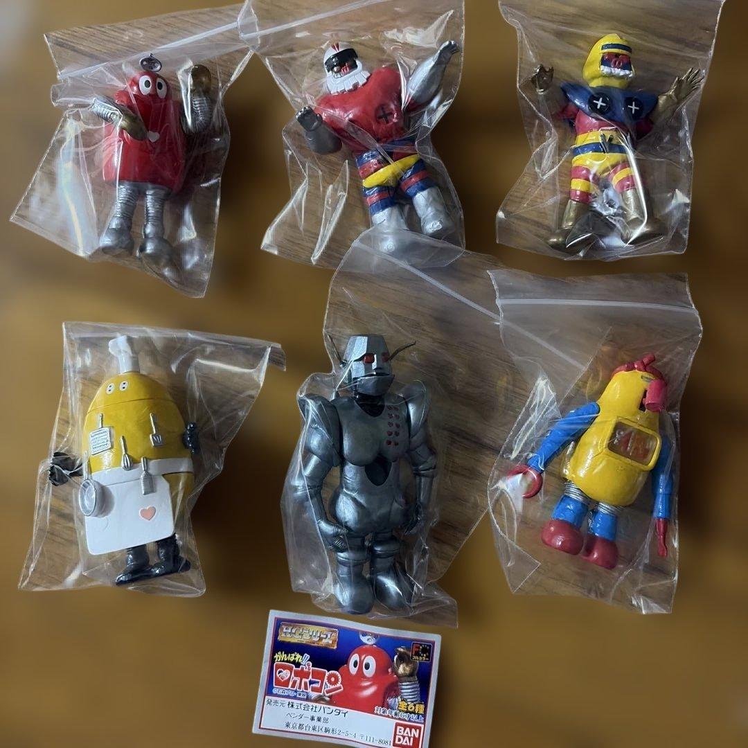 激レア★台紙付き！がんばれロボコンI〜5 全フルコンプ　フィギュア