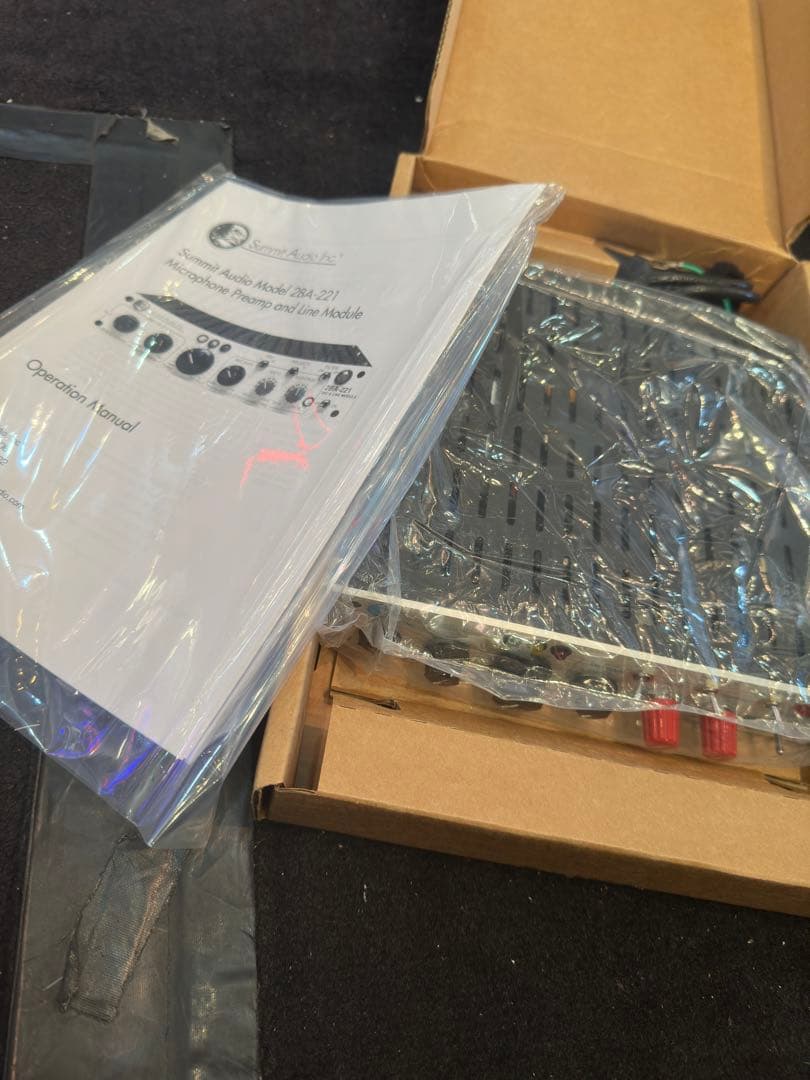 Summit Audio 2BA-221 新品 動作チェック済 真空管マイクプリ