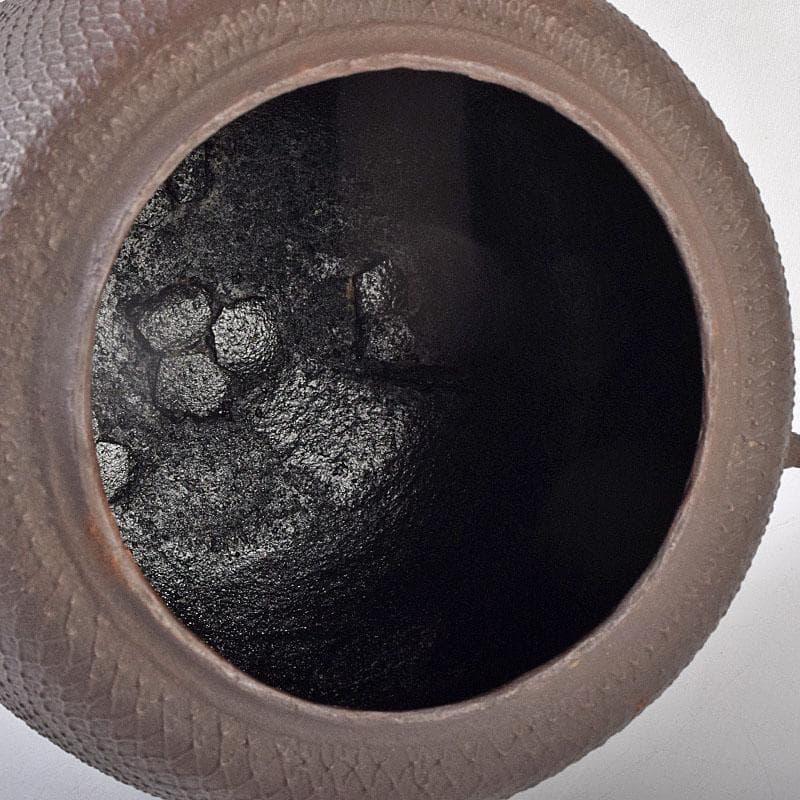 茶道具 釜師 畠春斎作 網地文 尻張釜 共布共箱 M R9041B - メルカリ