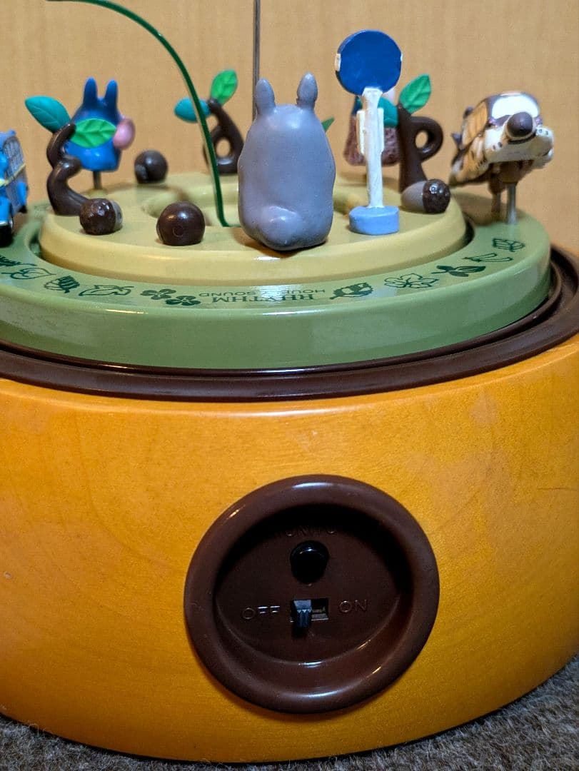 希少品】となりのトトロ からくり時計 どんぐりドーム オルゴール