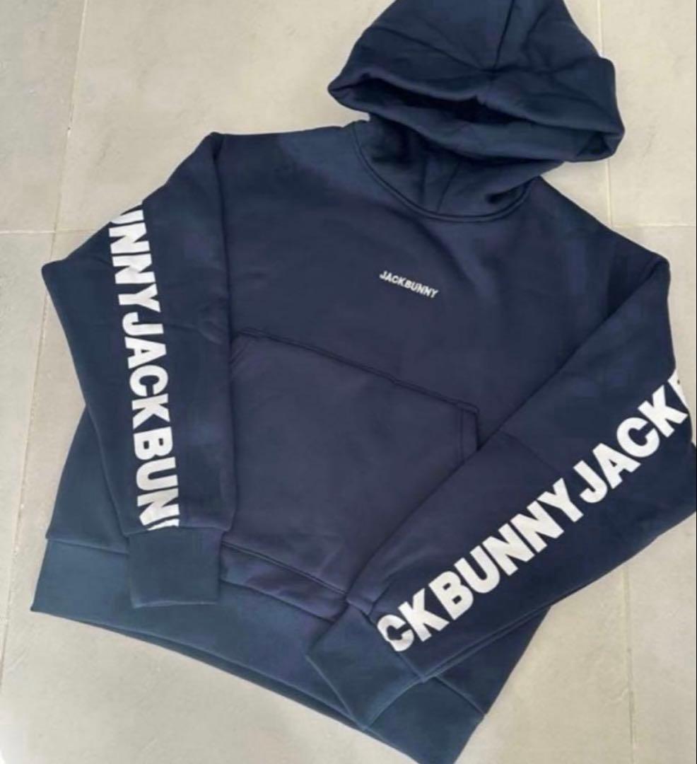 未使用ジャックバニーKARUISHI裏フリースフーディプルオーバーL