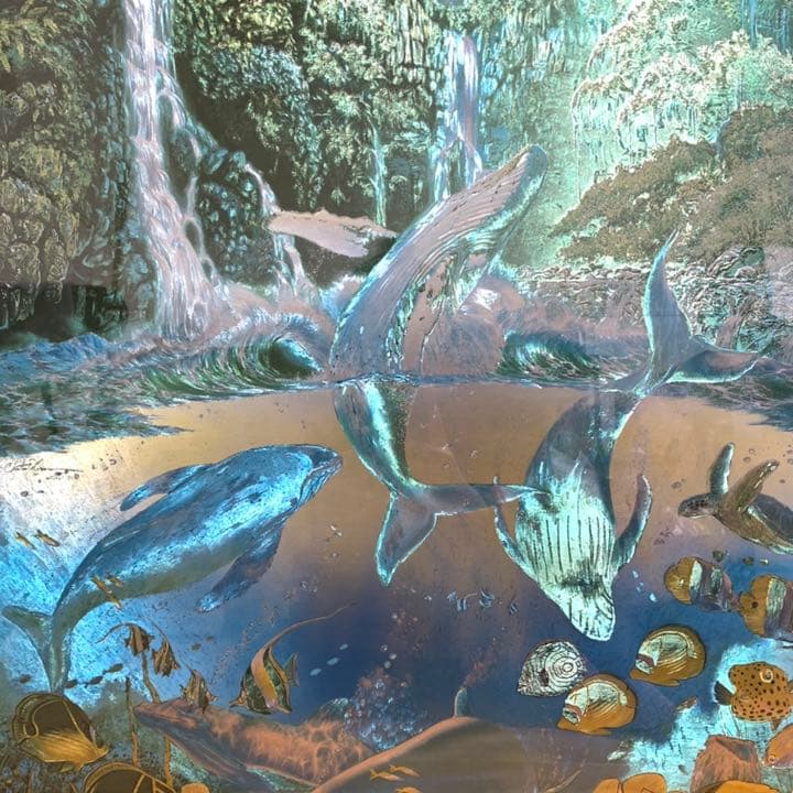 【ラッセン】サンクチュアリー クリスチャンラッセン 絵画 額装