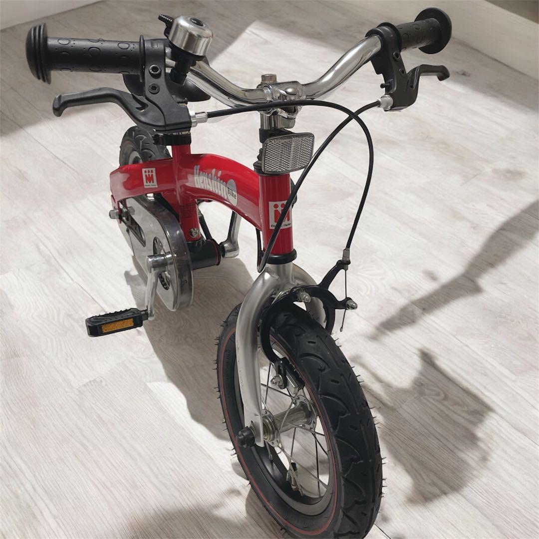良品✨へんしんバイク 12インチ 自転車 キックバイク 赤 子供用 自転車