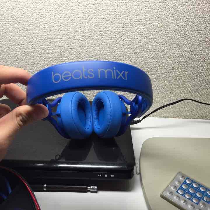 Beats mixr ヘッドフォン 有線ブルー