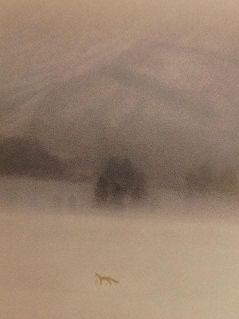 白井進、【白幻】、希少な額装用画集より、新品額装付、状態良好