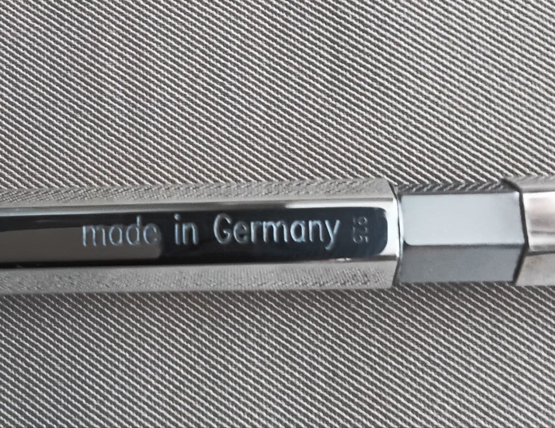 ドイツ製　高級 六角 シャープペン 0.7mm スターリングシルバー　難あり