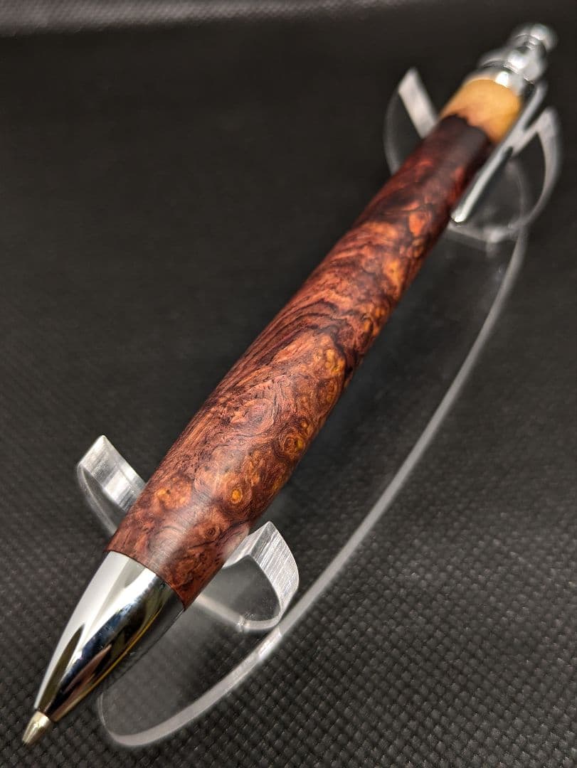 極上杢 ホンジュラスローズウッド瘤 紅白 三神シャープ1100 おまけ付き