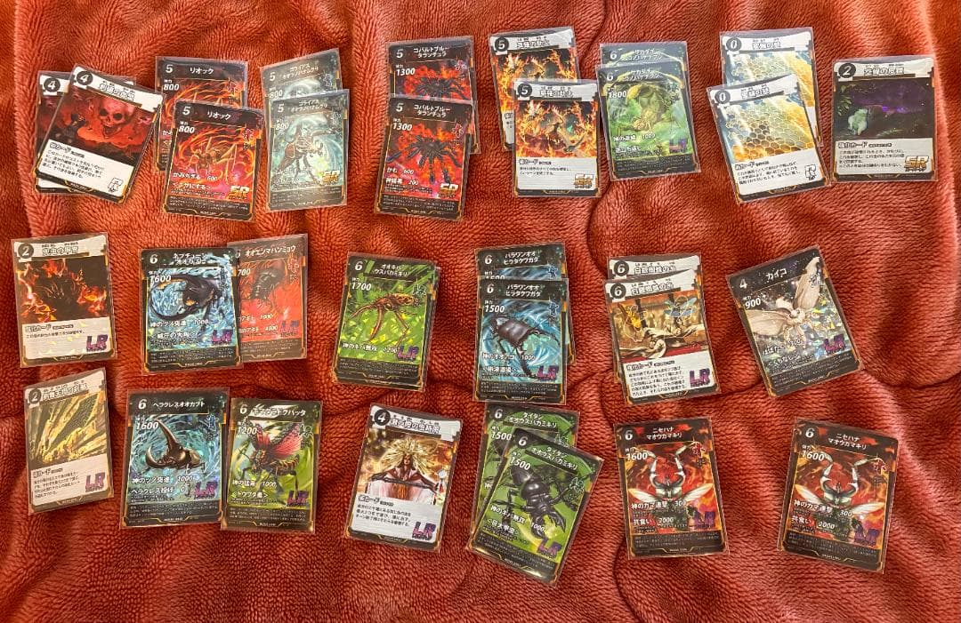 蟲神器 LR まとめ売り 引退 ＋α（大量カード） 蟲神器LR＋SR大量、引退