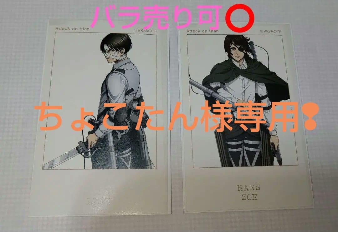 進撃の巨人 ベースヤードトーキョー リヴァイ ハンジ セット | Shop at