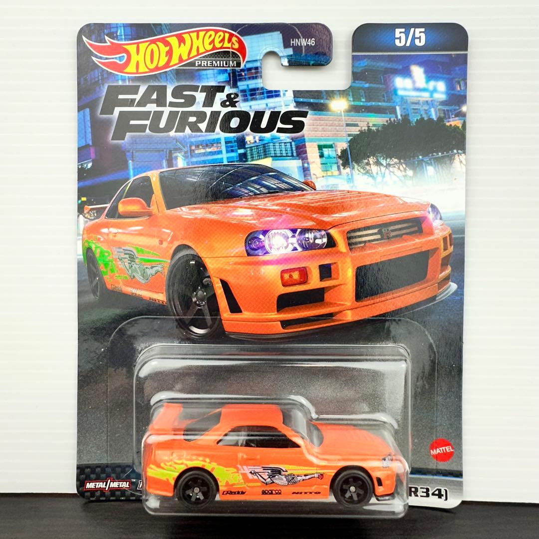 ホットウィール プレミアム ワイルドスピード 日産 スカイラインGT-R