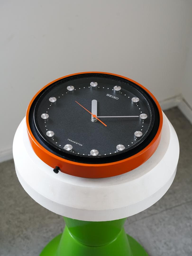 70's SEIKO スペースエイジ 掛時計 ミッドセンチュリー　レトロ