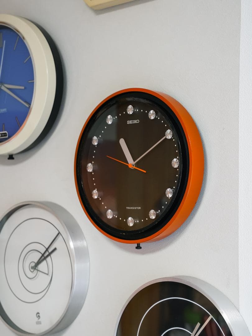 70's SEIKO スペースエイジ 掛時計 ミッドセンチュリー　レトロ