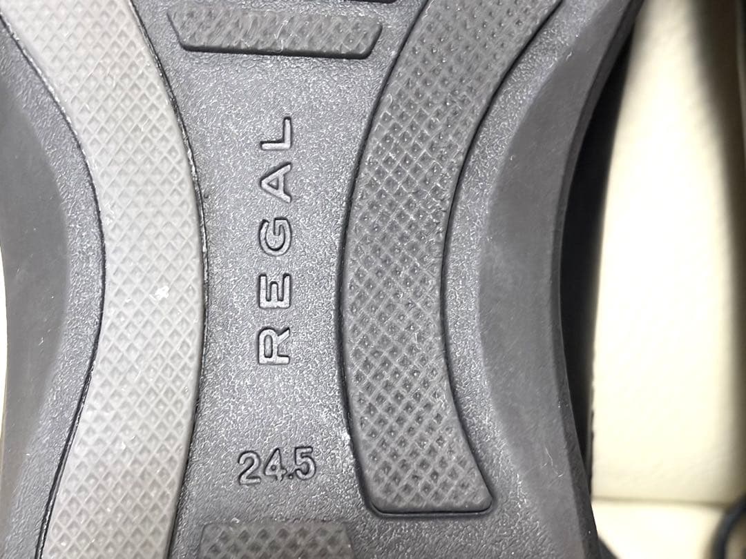 リーガルの革靴 ストレートチップ 24.5cm 黒 71WR