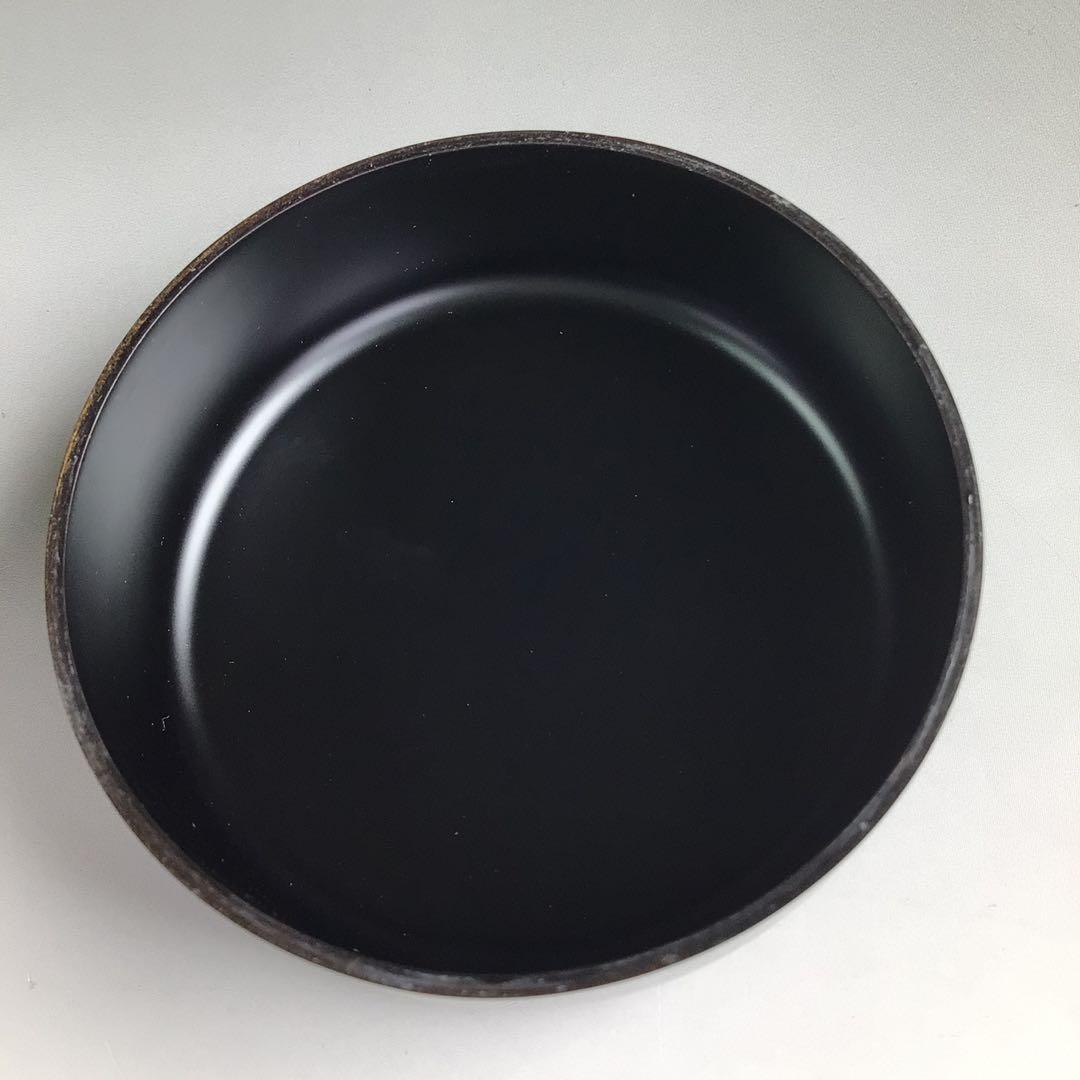 Ｐ８０６　棗　『荒井喜峰作』『黒漆塗』『扇面蒔絵』『利休棗』　共箱　茶道具