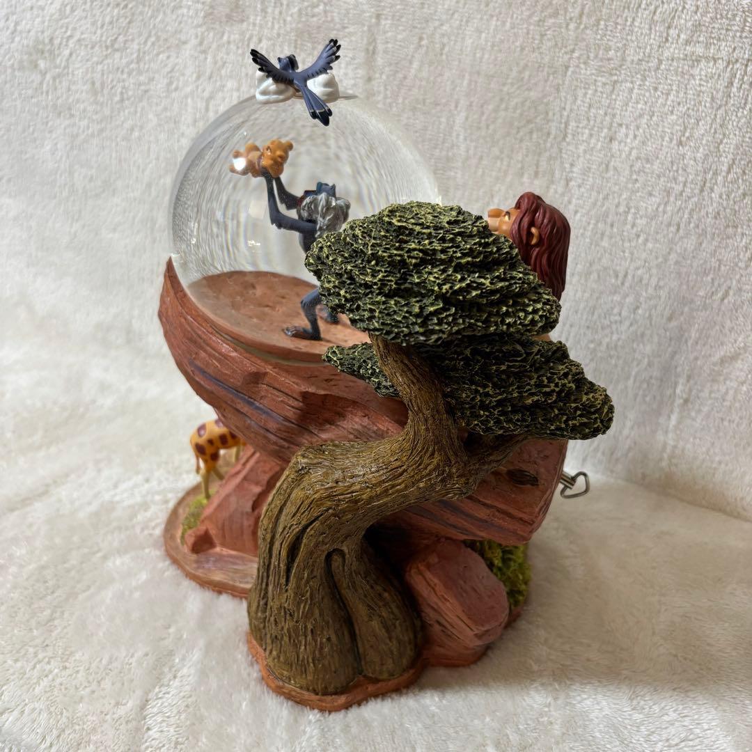 【ほぼ新品】ディズニー スノードーム オルゴール ライオンキング