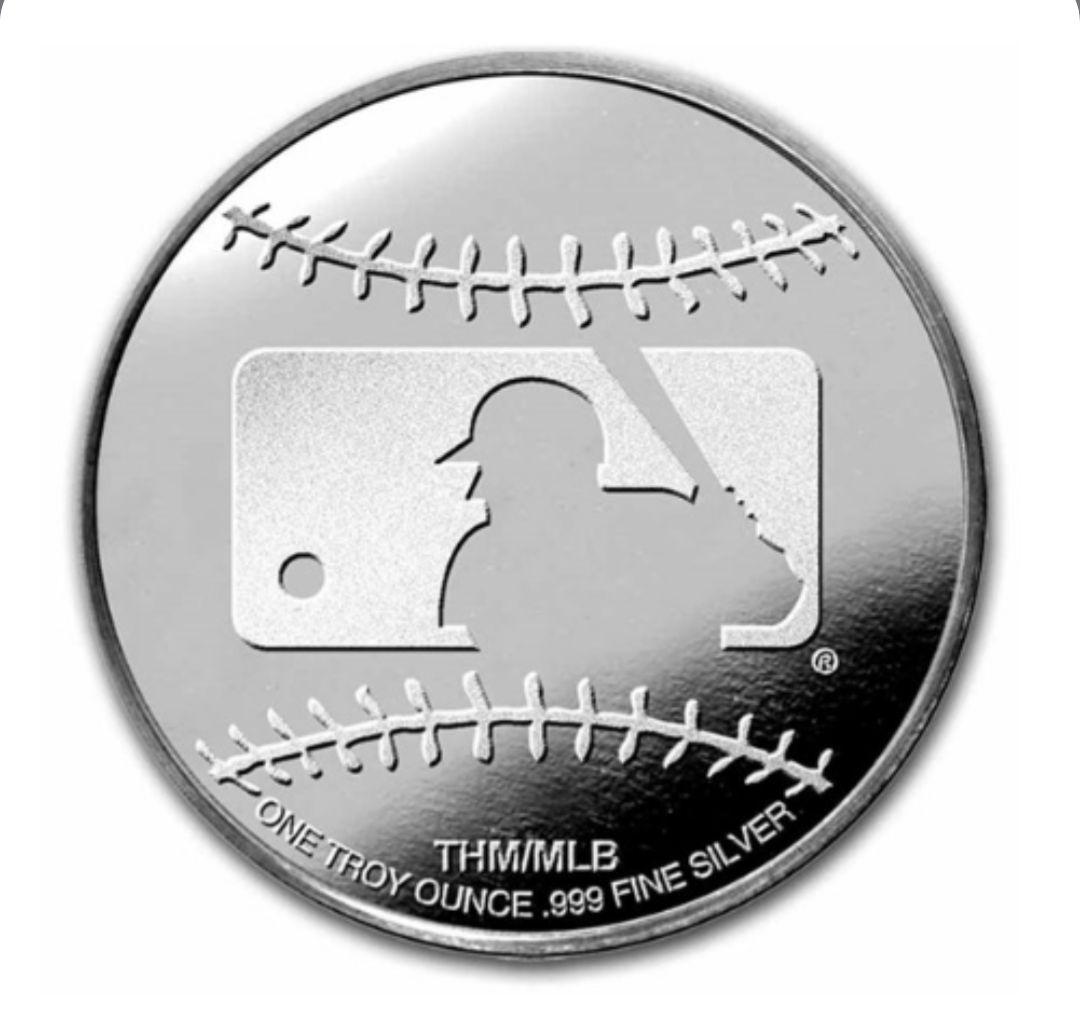 ニューヨークヤンキースロゴ 純銀 1オンス