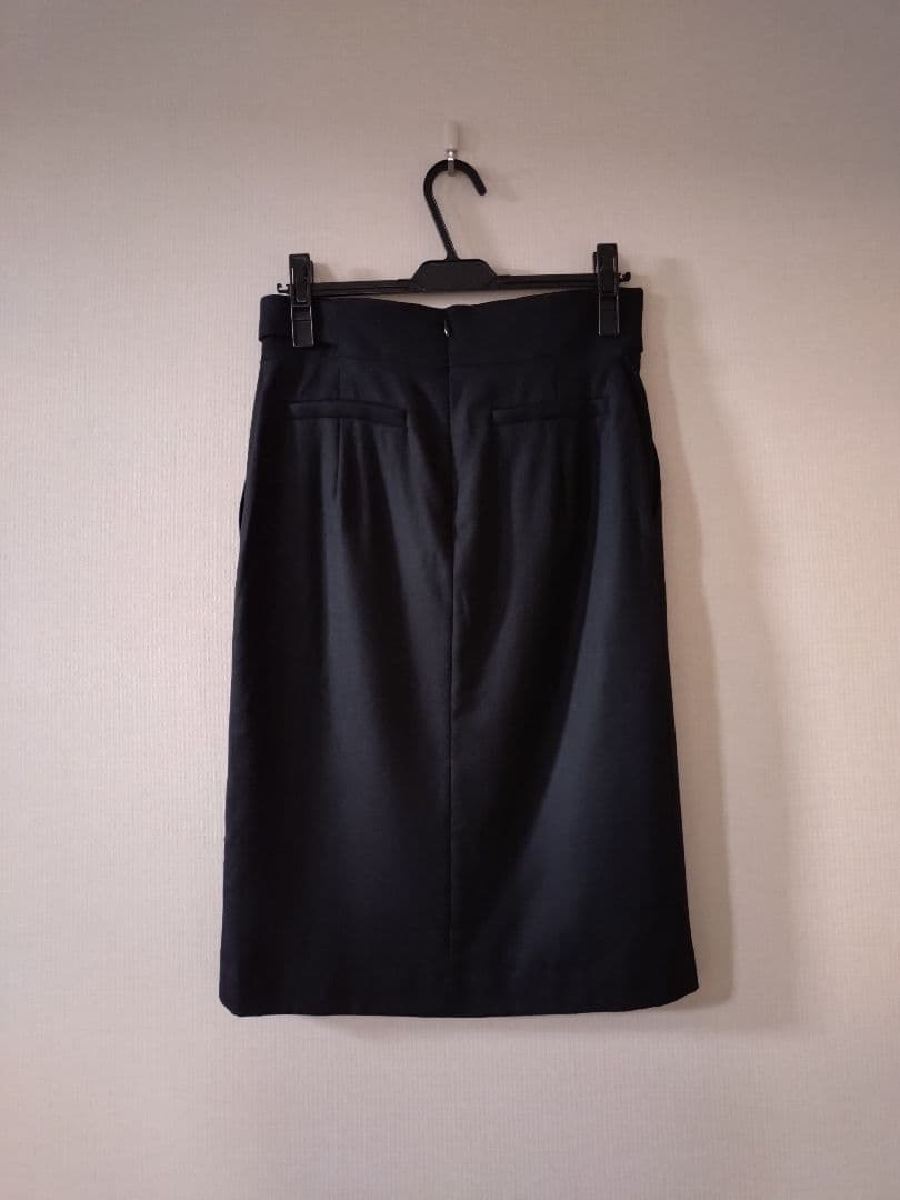 ピンキーアンドダイアン　ウールフラノウエストメタルスカート