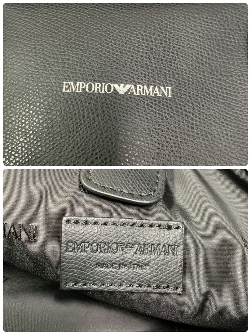 美品 EMPORIOARMANI 2way ビジネスバッグ ショルダーバッグ