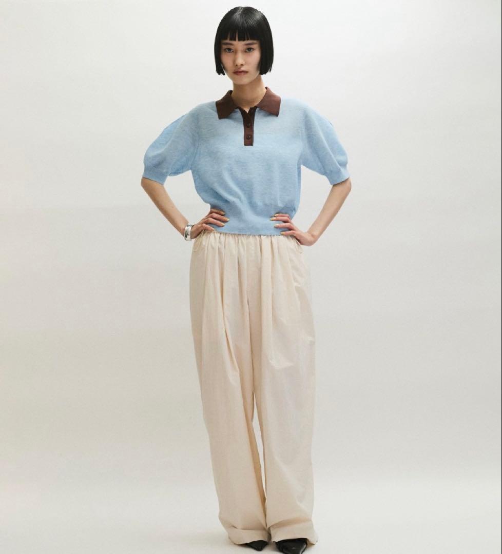 ラミーニットポロシャツ　アダムエロペ