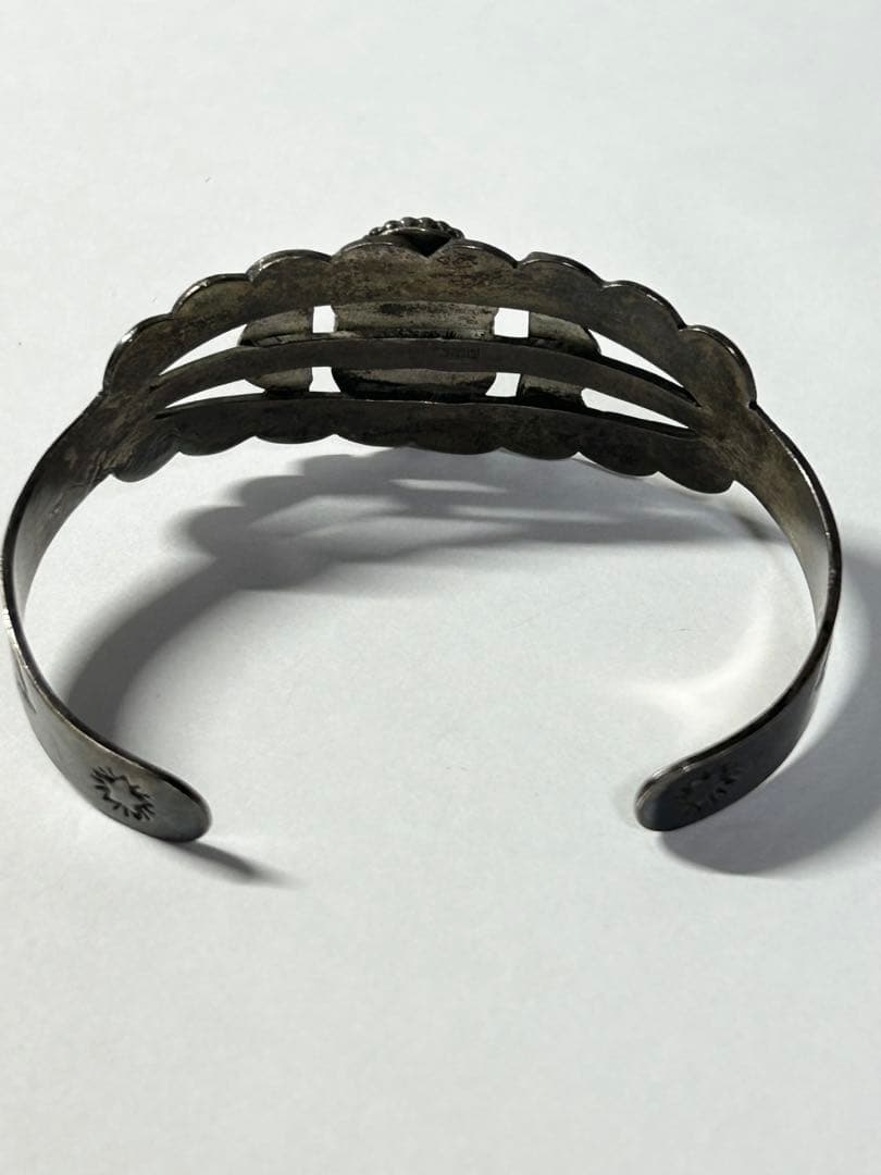 シルバー バングル　ヴィンテージ　navajo インディアンジュエリー