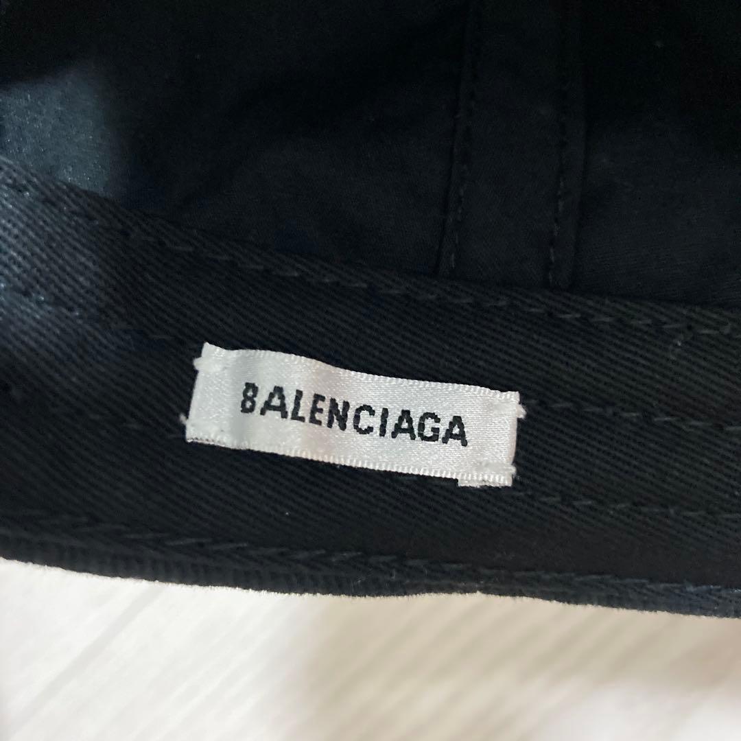 ✨極美品✨BALENCIAGA キャップ L58 新ロゴ マジックテープ 黒